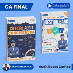 CA Final Audit Concise Concept Book and Question Bank Combo by CA Balakrishna Kovuru