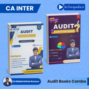 CA Inter Audit Books Combo by CA Balakrishna Kovuru Latest Edition