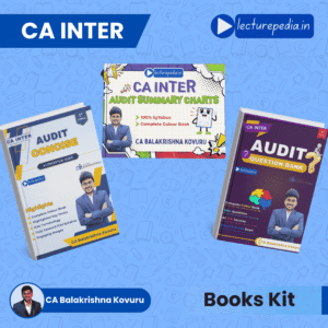 CA Inter Audit Books Kit by CA Balakrishna Kovuru Latest Edition