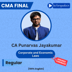 CMA Final Corporate & Economic Laws Regular Classes by CA Punarvas Jayakumar