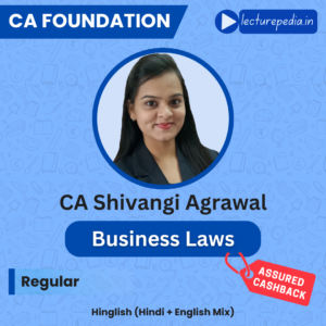CA Foundation Business Laws New Syllabus Batch by CA Shivangi Agrawal